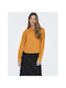 Only Women's Short Lifestyle Jacket for Winter Carrot