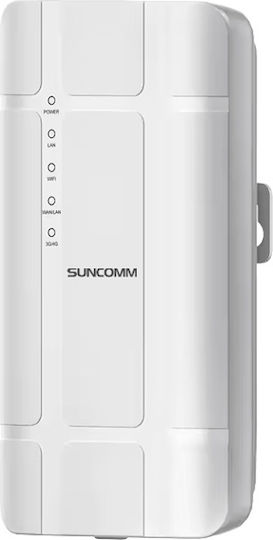 Suncomm QC300K 4G LTE CPE Access Point Wi‑Fi 4 Single Band (2.4GHz) για Εξωτερική Τοποθέτηση