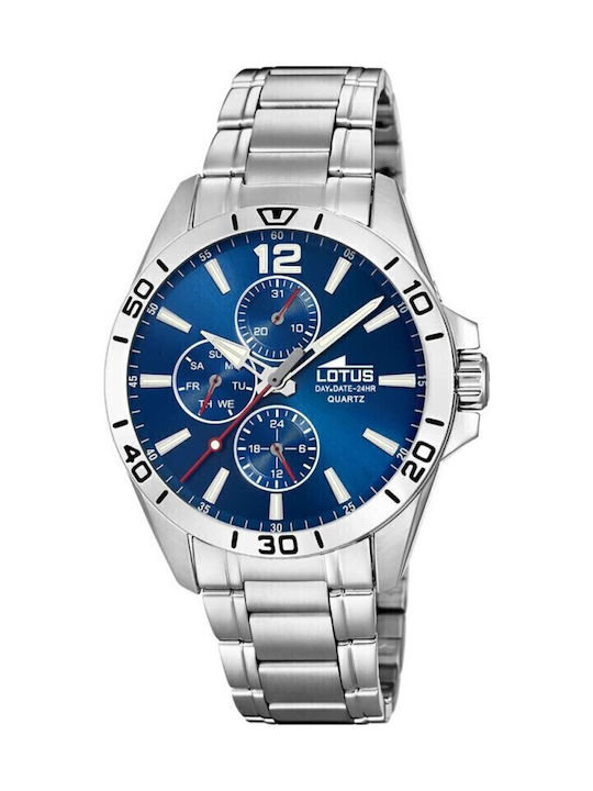 Lotus Watches Ρολόι Μπαταρίας με Μεταλλικό Μπρασελέ Lotus Watches Ρολόι Μπαταρίας με Μεταλλικό Μπρασελέ