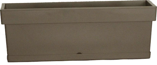 Blumenkasten Kunststoff Grey Brown 38x18x17cm.