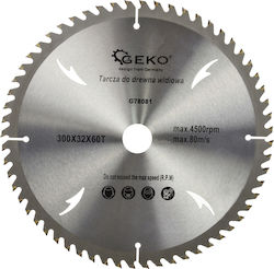 Geko G78081 Cutting Disc Wood Hole Diameter 300mm 1pcs