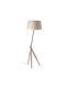 Faro Barcelona Treewood Φωτιστικό Δαπέδου Υ175xΜ45.1εκ. με Ντουί για Λαμπτήρα E27 Γκρι