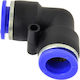 Geko G03033 Γωνία Σωλήνων Ποτίσματος 10mm Μπλε