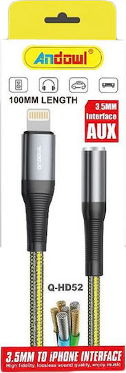 Andowl Qhd52 Μετατροπέας Lightning male σε USB-C female 1τμχ