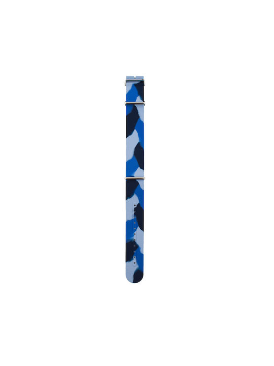 Nautica Καουτσούκ Λουράκι Μπλε 22mm