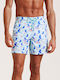 Vilebrequin Men's Swimwear Shorts Lightblue with Patterns