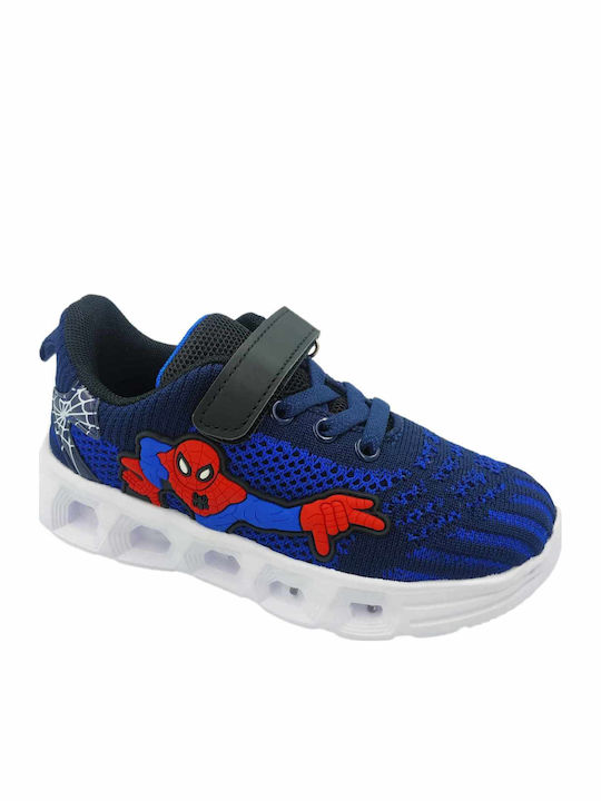 Atlanta Παιδικά Sneakers με Σκρατς & Φωτάκια Na...