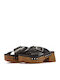 Sivanne Walk Leder Sandalen Schwarz