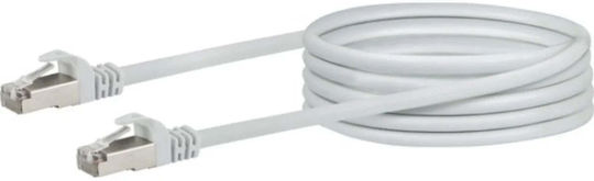 Schwaiger S/FTP Cat.6 Gigabit Network Cable Ethernet 2.5m White