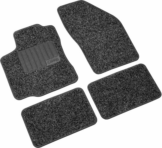 Lampa Set Covorașe Față și Spate 4buc din Covor pentru Opel Astra Renault Clio / Megane Toyota Avensis / RAV 4 Citroen C3 Seat Ibiza / Leon Skoda Octavia Audi A6 Ford Fiesta / Concentrare / Mondeo Negre