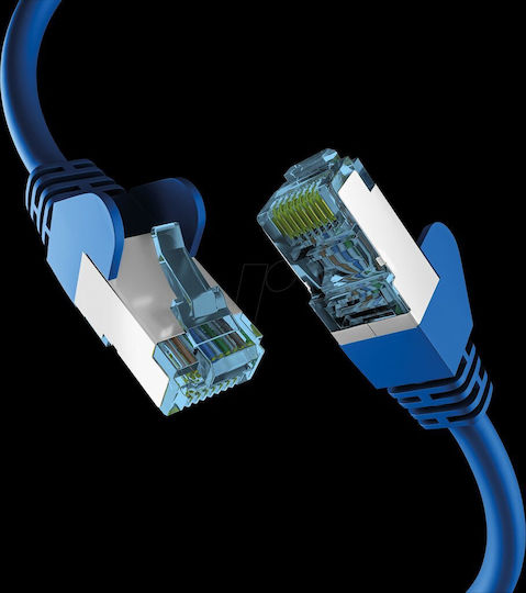 EFB U/UTP Kat.7 (10Gbps) Netzwerkkabel Ethernet 1m Blau