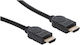 Manhattan Cable HDMI male - HDMI male 1m Μαύρο