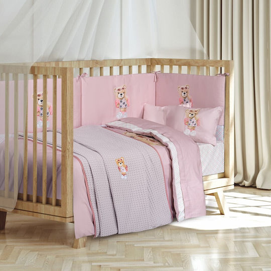 Greenwich Polo Club Одеяло Детски пелени за пелени 8843 Pique Лилав Lila, Pomegranate 75x110см.