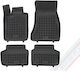 Rezaw Plast Set of Front and Rear Mats 4pcs for BMW Series 7 2015+ Black