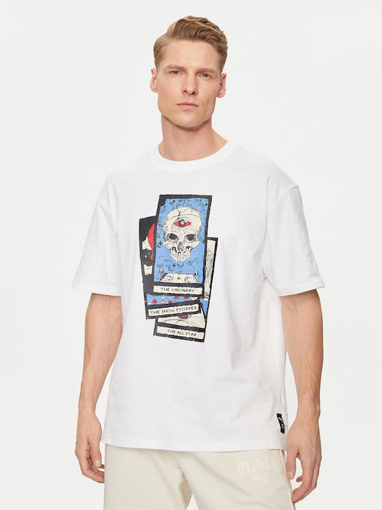 Hoops T-shirt Λευκό