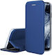 Techwave Curved Book Πλαστικό / Δερματίνης / Σιλικόνης Navy Μπλε (Oppo Reno8 T)