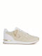 Gitte Glitter Damen Sneakers Off White