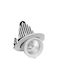 Eurolamp Μεταλλικό Πλαίσιο για Σποτ Λευκό 12x12εκ. 1τμχ
