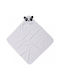 Das Home Baby Hooded Bath Towel White 80x80cm
