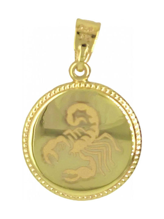 Mertzios.gr Charm Φυλαχτό Παναγία από Χρυσό 9Κ