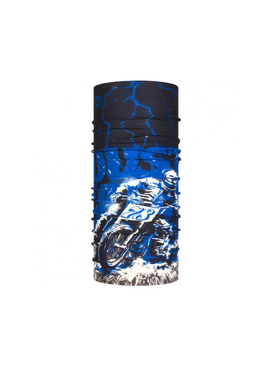 Buff Ecostretch Polyester Rider Bandana in Blue/Blue Colour Blue Colour