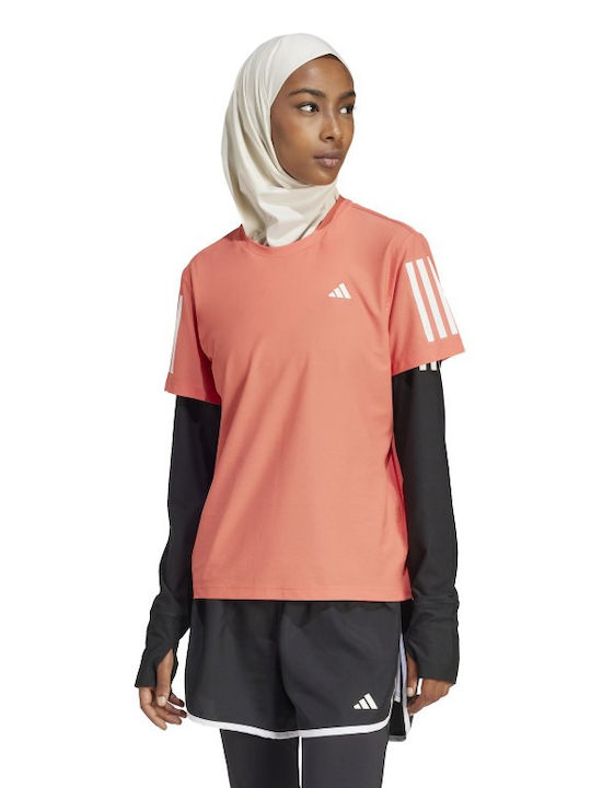 Adidas Women's Athletic T-shirt Orange