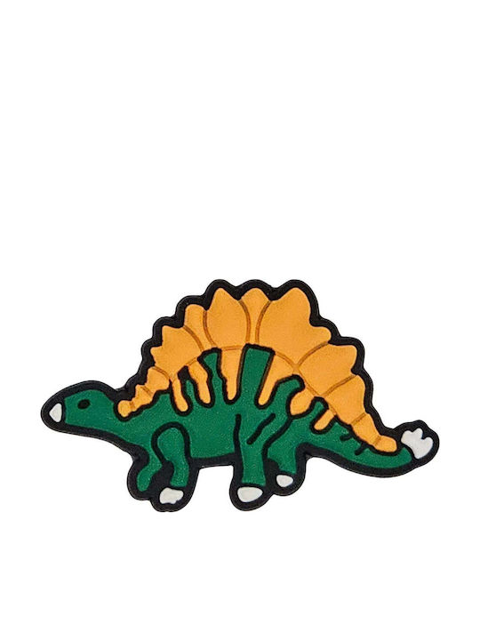 Charms Dekorative Clogs Sprüche Grün Orange Dino