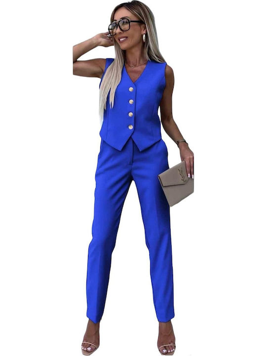 Damen Blue Set mit Hose