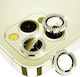 Camera Protection Metal Frame Gold for the iPhone 13/ 13 Mini / 12 Pro Max