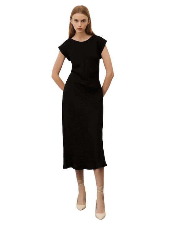 Marella Midi Dress Black