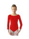 Kokoracostume Kinder Bodys Tanz Rot