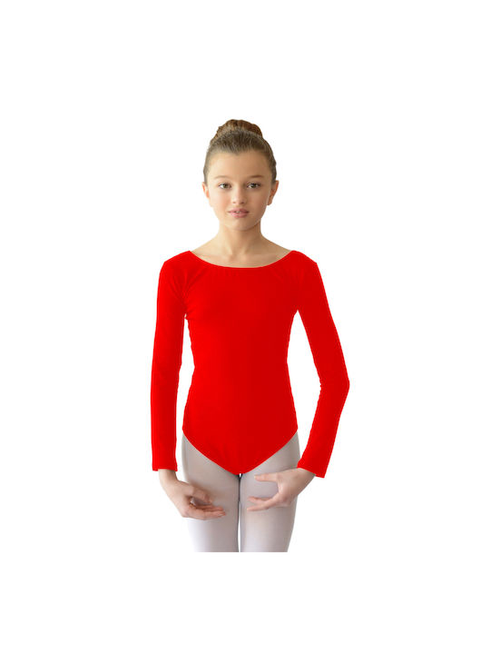 Kokoracostume Kinder Bodys Tanz Rot