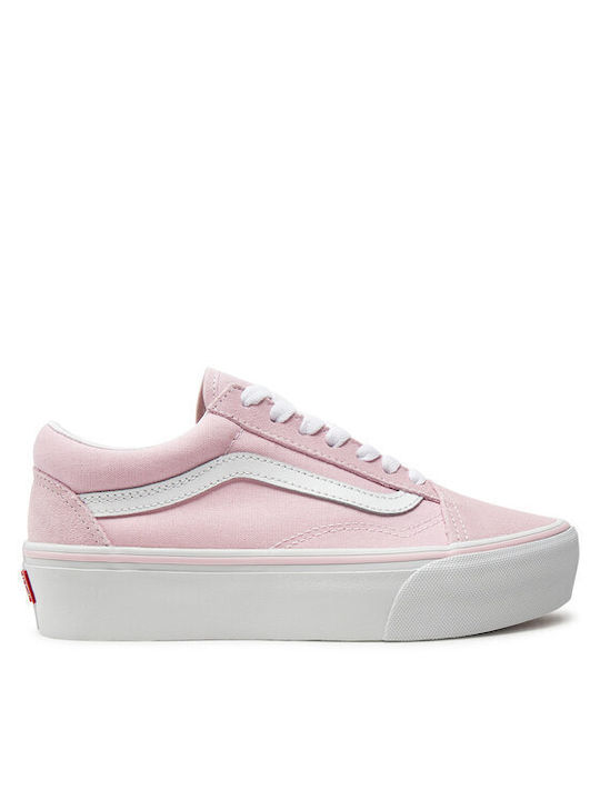 Vans Old Skool Platform Γυναικεία Sneakers Cradle Pink
