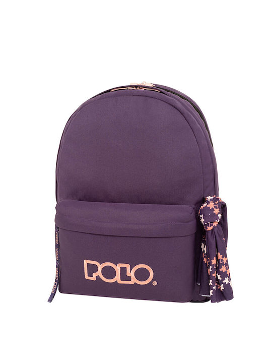 Rucksack 2 Positionen Lila & Rosa Polo Original Doppelschal 2024