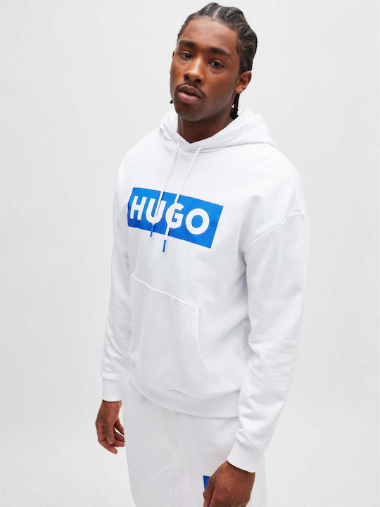 Hugo Boss Men's Sweatshirt with Hood White