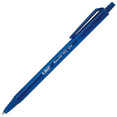 Kugelschreiber Bic Roundstic Clic Blau