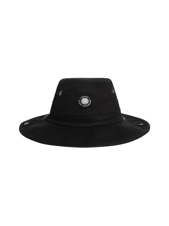 Emerson Fabric Men's Hat Safari Style Black
