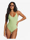 Billabong One-Piece Swimsuit Floral Green