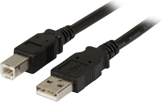 EFB USB 2.0 Cable USB-A male - USB-B male Μαύρο 3m K5255SW.3