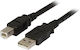 EFB USB 2.0 Kabel USB-A-Stecker - USB-B-Stecker Schwarz 0.5m K5256SW.0,5