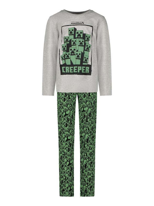 Minecraft Pijama pentru copii De bumbac GREY