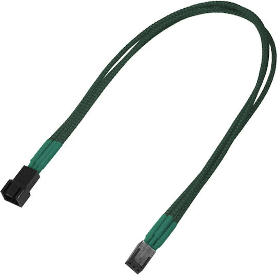 Kabel Nanoxia 3-pin Molex Verlängerung 30 Cm Grün