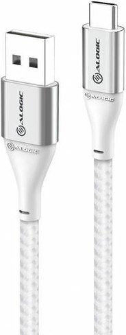 Alogic Cablu USB 2.0 USB-C Masculin - USB-A Argintiu 0.3m ULCA2030-SLV
