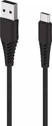2GO USB 2.0 Cable USB-C male - USB-A Black 1m (797281) 2GO USB 2.0 Cable USB-C male - USB-A Black 1m (797281)