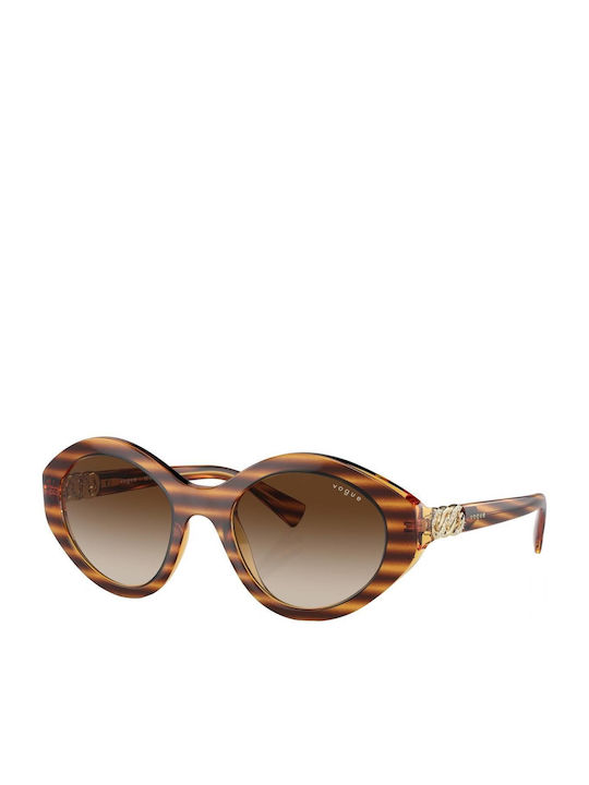 Vogue Damen Sonnenbrille mit Braun Schildkröte ...