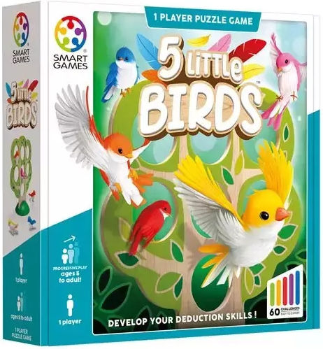 Brettspiel 5 Little Birds für 1 Spieler 5+ Jahre Smart Games