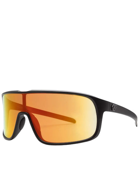 Volcom Macho Sonnenbrillen mit Schwarz Rahmen und Orange Spiegel Linse VE03500117-0