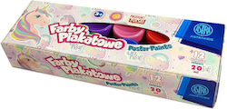 Unicorn Poster Paints 12 Colors 20 Ml Astra