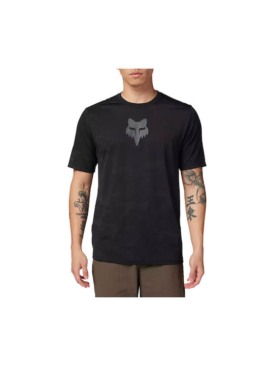 Fox Ranger Short Sleeves Cycling Jersey Black