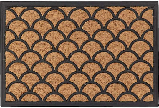 Atmosphera Entrance Mat made of Coir Black 40x60cm
